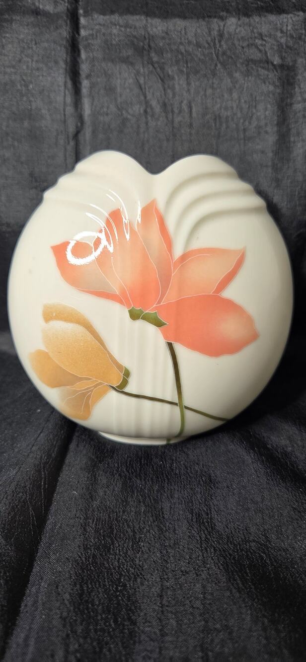 Vintage Toyo Japan Lotus Flower Vase